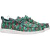 imageHEYDUDE Mens Wally Holiday SlipOn Loafers  Lightweight Comfortable Casual ShoesPine GreenMulti