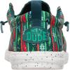 imageHEYDUDE Mens Wally Holiday SlipOn Loafers  Lightweight Comfortable Casual ShoesPine GreenMulti