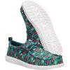 imageHEYDUDE Mens Wally Holiday SlipOn Loafers  Lightweight Comfortable Casual ShoesPine GreenMulti