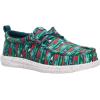 imageHEYDUDE Mens Wally Holiday SlipOn Loafers  Lightweight Comfortable Casual ShoesPine GreenMulti