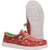 imageHEYDUDE Mens Wally Holiday SlipOn Loafers  Lightweight Comfortable Casual ShoesRedGreenMulti