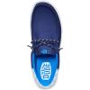 imageHEYDUDE Wally Mens Funk Jersey Jacquard  Lightweight Mens SlipOn Loafers  Comfortable Walking Shoes for Everyday WearPeacoat BlueMulti