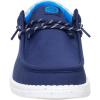 imageHEYDUDE Wally Mens Funk Jersey Jacquard  Lightweight Mens SlipOn Loafers  Comfortable Walking Shoes for Everyday WearPeacoat BlueMulti