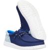 imageHEYDUDE Wally Mens Funk Jersey Jacquard  Lightweight Mens SlipOn Loafers  Comfortable Walking Shoes for Everyday WearPeacoat BlueMulti