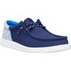 imageHEYDUDE Wally Mens Funk Jersey Jacquard  Lightweight Mens SlipOn Loafers  Comfortable Walking Shoes for Everyday WearPeacoat BlueMulti
