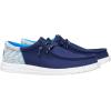 imageHEYDUDE Wally Mens Funk Jersey Jacquard  Lightweight Mens SlipOn Loafers  Comfortable Walking Shoes for Everyday WearPeacoat BlueMulti