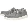 imageHEYDUDE Wendy Stretch Sox Womens Shoes Womens Slipon Loafers Comfortable ampamp LightWeightDark Grey