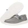 imageHEYDUDE Wendy Stretch Sox Womens Shoes Womens Slipon Loafers Comfortable ampamp LightWeightDark Grey