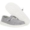 imageHEYDUDE Wendy Stretch Sox Womens Shoes Womens Slipon Loafers Comfortable ampamp LightWeightLight Grey