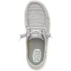 imageHEYDUDE Wendy Stretch Sox Womens Shoes Womens Slipon Loafers Comfortable ampamp LightWeightLight Grey