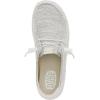 imageHEYDUDE Wendy Stretch Sox Womens Shoes Womens Slipon Loafers Comfortable ampamp LightWeightStone White