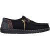 imageHEYDUDE Womens Wendy Boho Knit  Womens Lightweight Casual SlipOn Loafers  Comfortable Everyday ShoesBlack