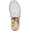 imageHEYDUDE Womens Wendy Boho Knit  Womens Lightweight Casual SlipOn Loafers  Comfortable Everyday ShoesWhite