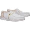 imageHEYDUDE Womens Wendy Boho Knit  Womens Lightweight Casual SlipOn Loafers  Comfortable Everyday ShoesWhite