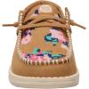 imageHEYDUDE Womens Wendy Cross Stitch SlipOn Loafers  Casual Lightweight Embroidered Shoes  Comfortable Everyday WearTanMulti