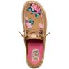 imageHEYDUDE Womens Wendy Cross Stitch SlipOn Loafers  Casual Lightweight Embroidered Shoes  Comfortable Everyday WearTanMulti