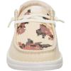 imageHEYDUDE Womens Wendy Cross Stitch SlipOn Loafers  Casual Lightweight Embroidered Shoes  Comfortable Everyday WearWood AshMulti