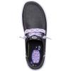 imageHEYDUDE Womens Wendy Funk Friendship Lace SlipOn Shoes  Lightweight Comfortable Loafers with Stretch LacesBlack