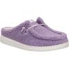 imageHEYDUDE Womens Wendy Sherpa SlipOn Mules  Lightweight Comfortable Shoes for Travel ampamp Casual WearPurple Ash
