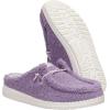 imageHEYDUDE Womens Wendy Sherpa SlipOn Mules  Lightweight Comfortable Shoes for Travel ampamp Casual WearPurple Ash
