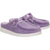 imageHEYDUDE Womens Wendy Sherpa SlipOn Mules  Lightweight Comfortable Shoes for Travel ampamp Casual WearPurple Ash