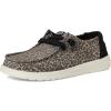 imageHEYDUDE Womens Wendy Sparkle Animal Print SlipOn Loafers  Lightweight Comfortable Walking Shoes for WomenLeopard