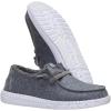 imageHEYDUDE Womens Wendy Wool Cozy SlipOn Loafers  Comfortable Lightweight Shoes with Sherpa Lining for All Day ComfortCharcoal