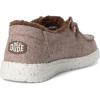 imageHEYDUDE Womens Wendy Wool Cozy SlipOn Loafers  Comfortable Lightweight Shoes with Sherpa Lining for All Day ComfortWalnut