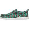 imageHEYDUDE Mens Wally Holiday SlipOn Loafers  Lightweight Comfortable Casual ShoesPine GreenMulti