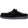 imageHEYDUDE Mens Wally Slip Sherpa SlipOn Mules  Lightweight Comfortable Shoes for Travel ampamp Casual WearBlack