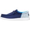 imageHEYDUDE Wally Mens Funk Jersey Jacquard  Lightweight Mens SlipOn Loafers  Comfortable Walking Shoes for Everyday WearPeacoat BlueMulti