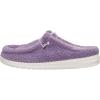 imageHEYDUDE Womens Wendy Sherpa SlipOn Mules  Lightweight Comfortable Shoes for Travel ampamp Casual WearPurple Ash