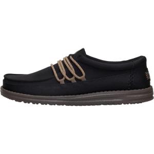 imageHEYDUDE Mens Wally Guard SlipOn Loafers  Water Repellent Casual Shoes for Men  EasyOn Travel Ready FootwearMajor BrownMulti