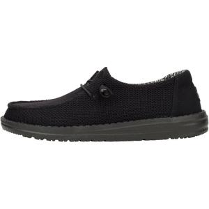 imageHEYDUDE Wendy Stretch Sox Womens Shoes Womens Slipon Loafers Comfortable ampamp LightWeightBlackBlackBlack