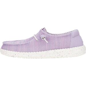 imageHEYDUDE Wendy Stretch Sox Womens Shoes Womens Slipon Loafers Comfortable ampamp LightWeightLilac Multi