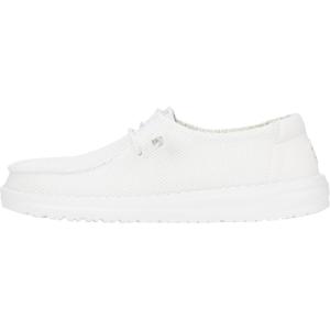 imageHEYDUDE Wendy Stretch Sox Womens Shoes Womens Slipon Loafers Comfortable ampamp LightWeightWhite