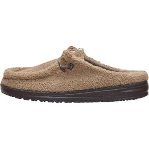imageHEYDUDE Womens Wendy Sherpa SlipOn Mules  Lightweight Comfortable Shoes for Travel ampamp Casual WearTimber Wolf