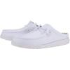 imageHEYDUDE Mens Wally Slip Stretch Canvas  Mens Shoes  Men Slipon Loafers  Comfortable ampamp LightWeightCanvas WhiteWhite