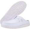 imageHEYDUDE Mens Wally Slip Stretch Canvas  Mens Shoes  Men Slipon Loafers  Comfortable ampamp LightWeightCanvas WhiteWhite