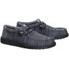imageHey Dude Mens Wally Stretch Sox SlipOn Loafer ShoeGranite GreyBlack