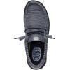imageHey Dude Mens Wally Stretch Sox SlipOn Loafer ShoeGranite GreyBlack