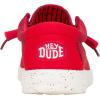 imageHey Dude Mens Wally Stretch Sox SlipOn Loafer ShoeRed