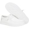 imageHey Dude Mens Wally Stretch Sox SlipOn Loafer ShoeWhite