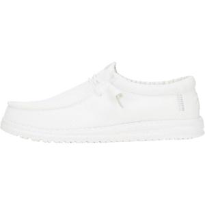imageHey Dude Mens Wally Stretch Sox SlipOn Loafer ShoeWhite