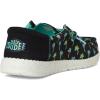 imageHEYDUDE Boys Wally Funk Tropical Palm Little Big Kid LoaferBlackMulti