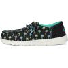 imageHEYDUDE Boys Wally Funk Tropical Palm Little Big Kid LoaferBlackMulti