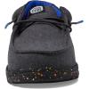 imageHey Dude Kids Wally Funk Splatter Little KidBig Kid  Shoes for Kids  Canvas Upper  Soft Cotton LiningBlack 1