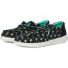 imageHEYDUDE Boys Wally Funk Tropical Palm Little Big Kid LoaferBlackMulti