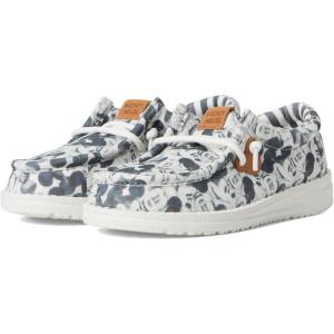 imageHEYDUDE Boys Wally Mickey Mouse Print Toddler SlipOnGrey Multi