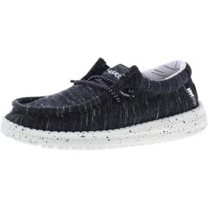 imageHey Dude UnisexChild Wally Funk KidsStretch BlackWhiteBlack